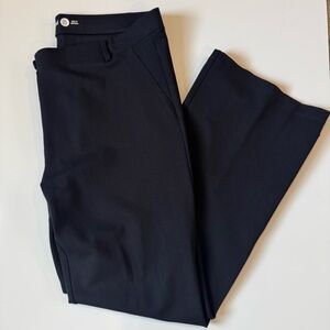 Betabrand Black Wide Leg Pants